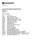 Flat Lock Tile Roof Details