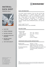 Material Data Sheet RHEINZINK-Softzinc