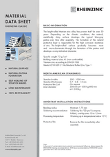 Material Data Sheet RHEINZINK-CLASSIC