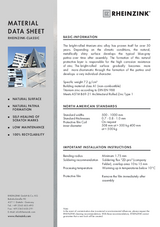 Material Data Sheet RHEINZINK-CLASSIC